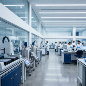 Healthcare use cases -1 a realistic high resolution photograph of a modern pharmaceutical and life