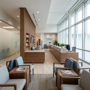 Healthcare use cases -1 realistic high resolution photograph of a modern professional primary care